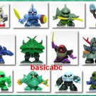 Gashapon SD Gundam Part 17 Zaku Big Zam Gouf Zook Dom