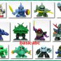 Gashapon SD Gundam Part 17 Zaku Big Zam Gouf Zook Dom