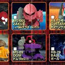 Gashapon SD Gundam Part 10 Zaku Gelgoog Dom Z"Gok Guncannon Zeong GM Guntank