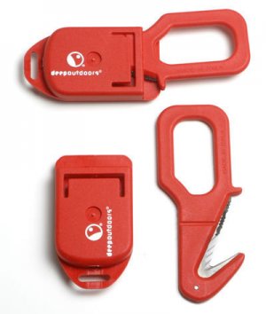 DEEP OUTDOORS LINE CUTTER; RED NIB