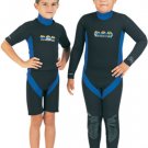TILOS KIDS 3/2MM ADVENTURE FULLSUIT;SIZE 12 BLACK/BLUE