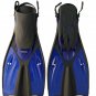 2011 TILOS GETAWAY TRAVEL SNORKELING & SWIM FINS; BLUE