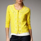NWT Kate Spade Daffodil Kati Jeweled Cardigan! XS $295