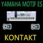 MOTIF ES SAMPLES for KONTAKT NATIVE NKI 4 DVDs 12GB