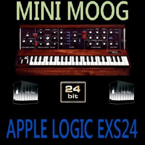 MINI MOOG - apple LOGIC EXS-24 47GB 13 DVDs *24BIT*