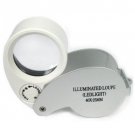 Mini Magnifier Magnifying Glass with 40X Zoom | Jeweler Loupe with LED Light