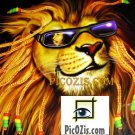VAN004201109 - Groovy Lion - 15x20cm (6x8")
