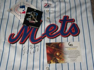 Jose Reyes Autographed Mets Jersey