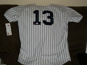 Alex Rodriguez autographed Jersey w/Final Year Yankee Stadium Patch