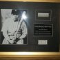 Babe Ruth autographed display and swatch of AUTHENTIC 1932 uniform framed