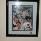 Mickey Mantle+Joe Dimaggio signed 8x10 photo