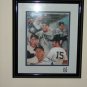Mickey Mantle+Joe Dimaggio signed 8x10 photo