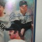 Mickey Mantle+Joe Dimaggio signed 8x10 photo