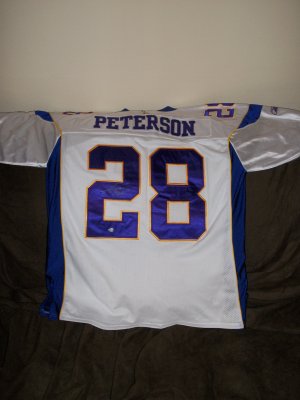 Adrian Peterson autographed authentic Minnesota Vikings Jersey