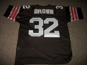Jim Brown authentic signed Cleveland Browns Jersey
