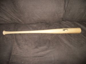 Roy Halladay autographed Bat