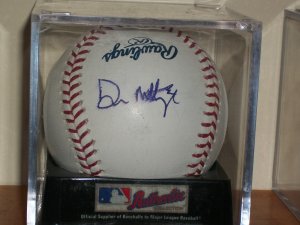 Don Mattingly autographed baseball