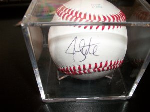 Jon Lester autographed baseball