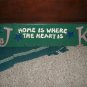 "Home is where the heart is" CAR KEYS RINGS/ECT welcome sign