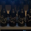 *LIVE*LAUGH*LOVE*HEART* Bottle decorative display