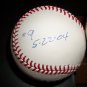 Reggie Jackson autographed rare retirement baseball