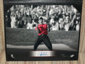 Tiger Woods LE autographed 8x10 UDA photo-2008 Tournament of Champions