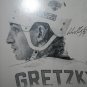 Wayne Gretzky autographed 16 by 20 "Welcome to LA" poster drawing
