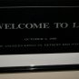 Wayne Gretzky autographed 16 by 20 "Welcome to LA" poster drawing