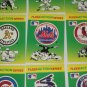 1990 Fleer Baseball card pack Large "team stickers"-10 pack