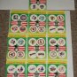 1990 Fleer Baseball card pack small "team stickers"-10 pk