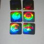 1990 Upper Deck Baseball small Reflector Team Stickers- 10pk