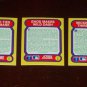 1988 Score- Great Moments In Baseball Reflector Inserts- 5 pk