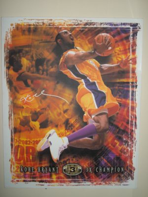 Kobe Bryant limited edition autographed painting- Upper Deck Authenticated