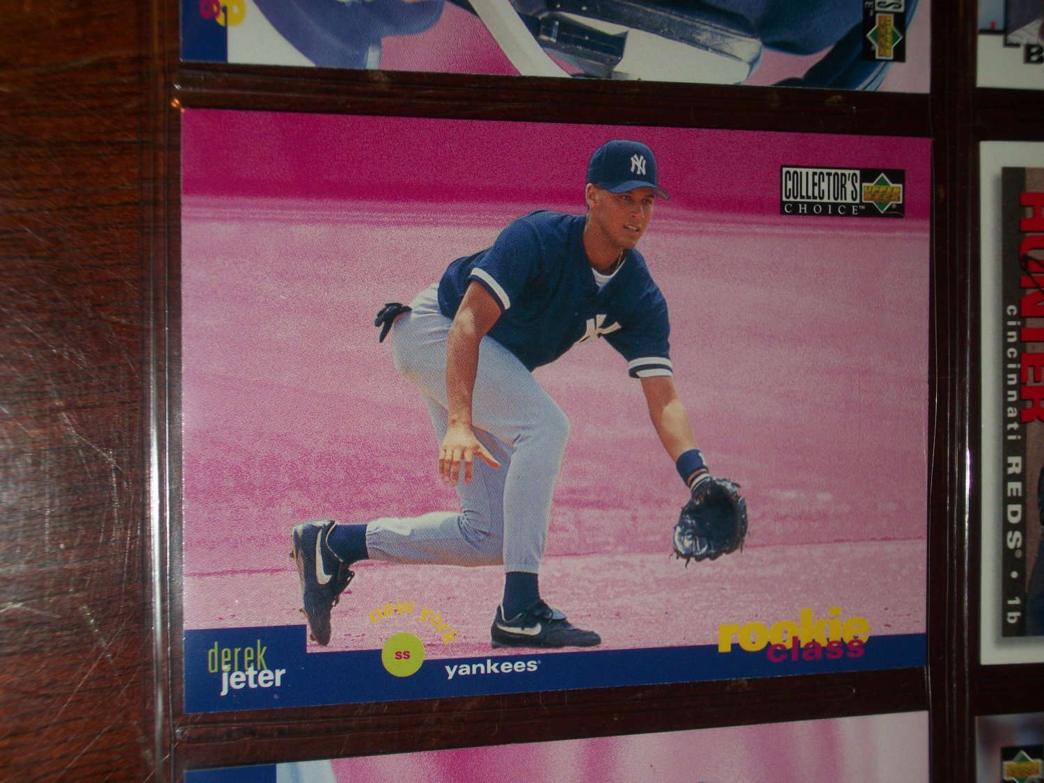 Derek Jeter 1995 Upper DeckRookie Class baeball card