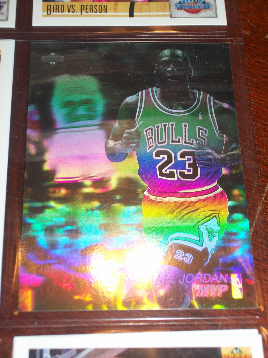 Michael Jordan 91-92 Upper Deck- MVP Hologram basketball card