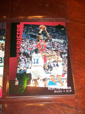 Scottie Pippen 94-95 Upper Deck Rare Limited Edition- Scoring Predictor basketball card