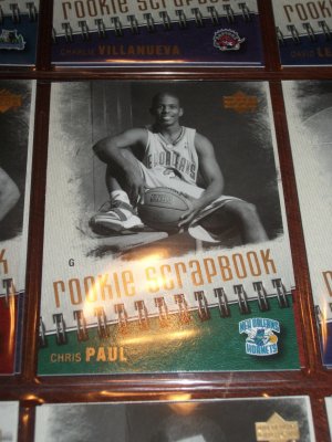 Chris Paul 05-06 upper Deck basketball card- Rookie Scrapbook card