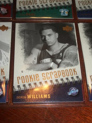 Deron Williams 05-06 Upper Deck basketball card- Rookie Scrapbook