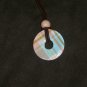 Hand Crafted Plaid Pendant Necklace