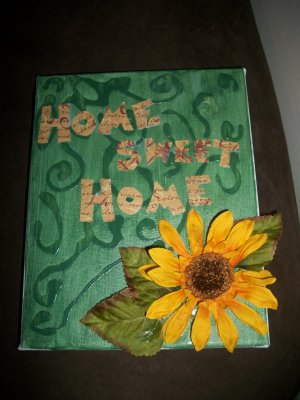 "Home Sweet Home"- Hand Crafted Decorative Display