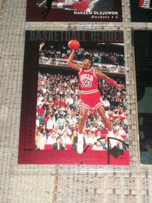 Michael Jordan Rare Basketball Heroes Upper Deck 94-95 card