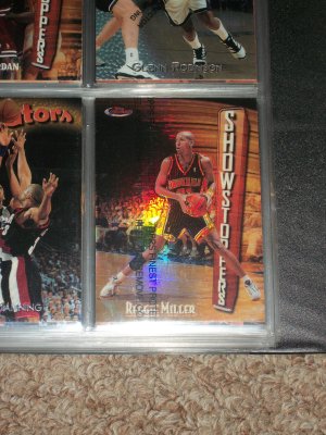 Reggie Miller 1998 Topps Finest Refractor