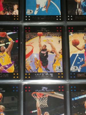 Dwyane Wade 2007 Topps 50th anniversary basketball card
