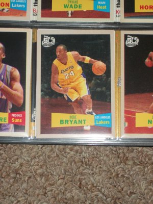 Kobe Bryant 2007 Topps 50th anniversary/2nd version