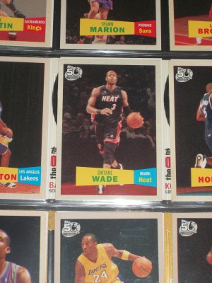 Dwyane Wade 2007 Topps 50th anniversary/2nd version