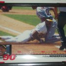 Rickey Henderson 1994 Upper Deck-Best of the 90's card