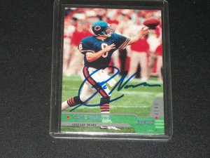 Cade McNown Rare Autographed 2000 Topps Stadium Club football card