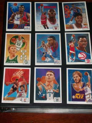 1991 Upper Deck Basketball- The Collector's Choice player portraits- Complete 26 card Set