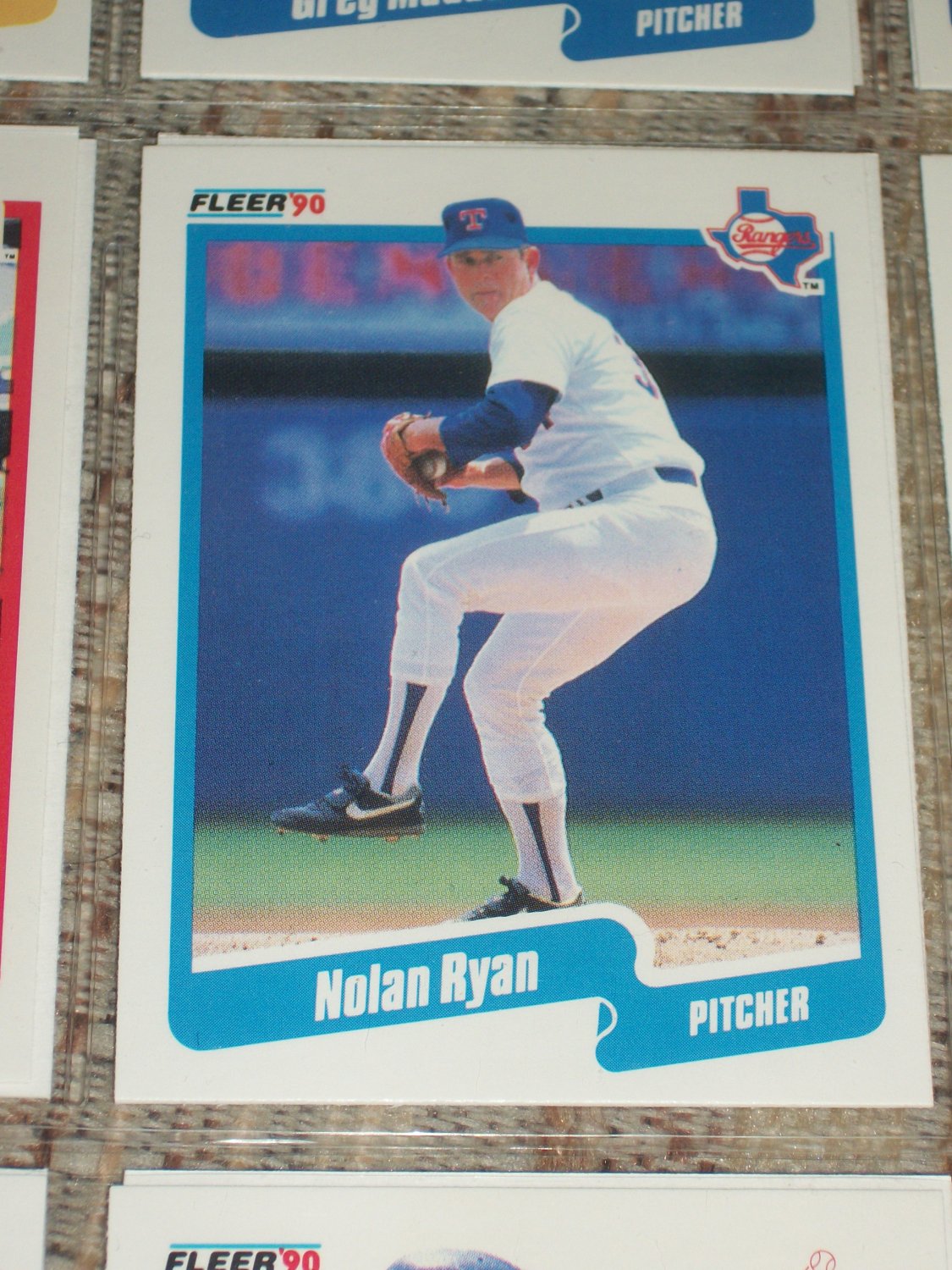 Nolan Ryan 1990 Fleer Baseball Card