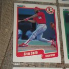 Ozzie Smith 1990 Fleer Baseball Card
